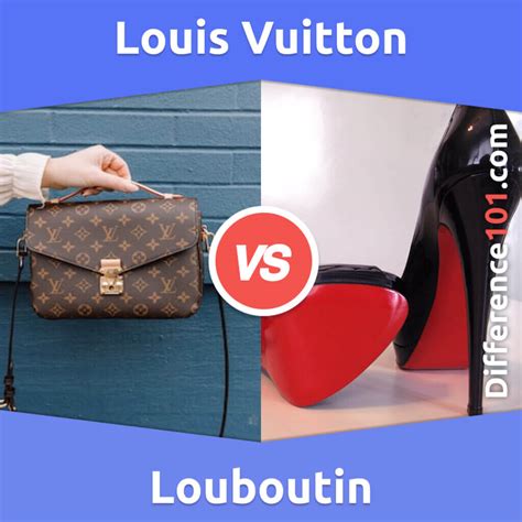 difference between louboutin and louis vuitton|louis vuitton and christian louboutin.